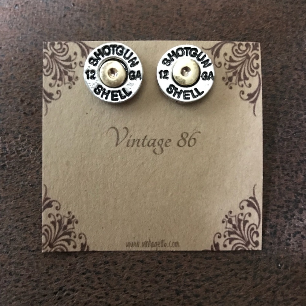 Shotgun shell earrings